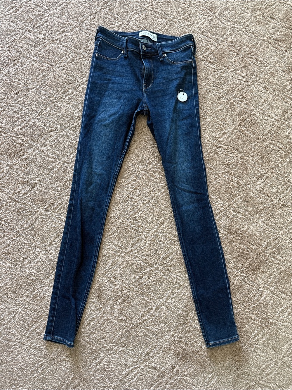 Abercrombie & Fitch Dark Indigo Skinny Jeans